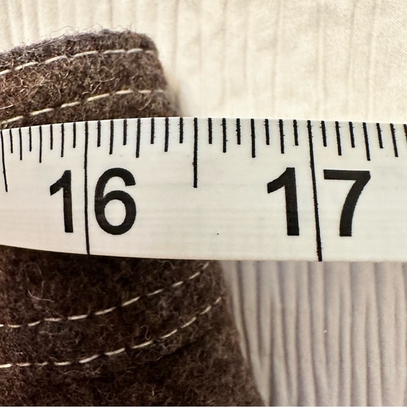 Purnell Wool Blend Zippered Brown Mini Skirt Size 4 - Picture 14 of 16